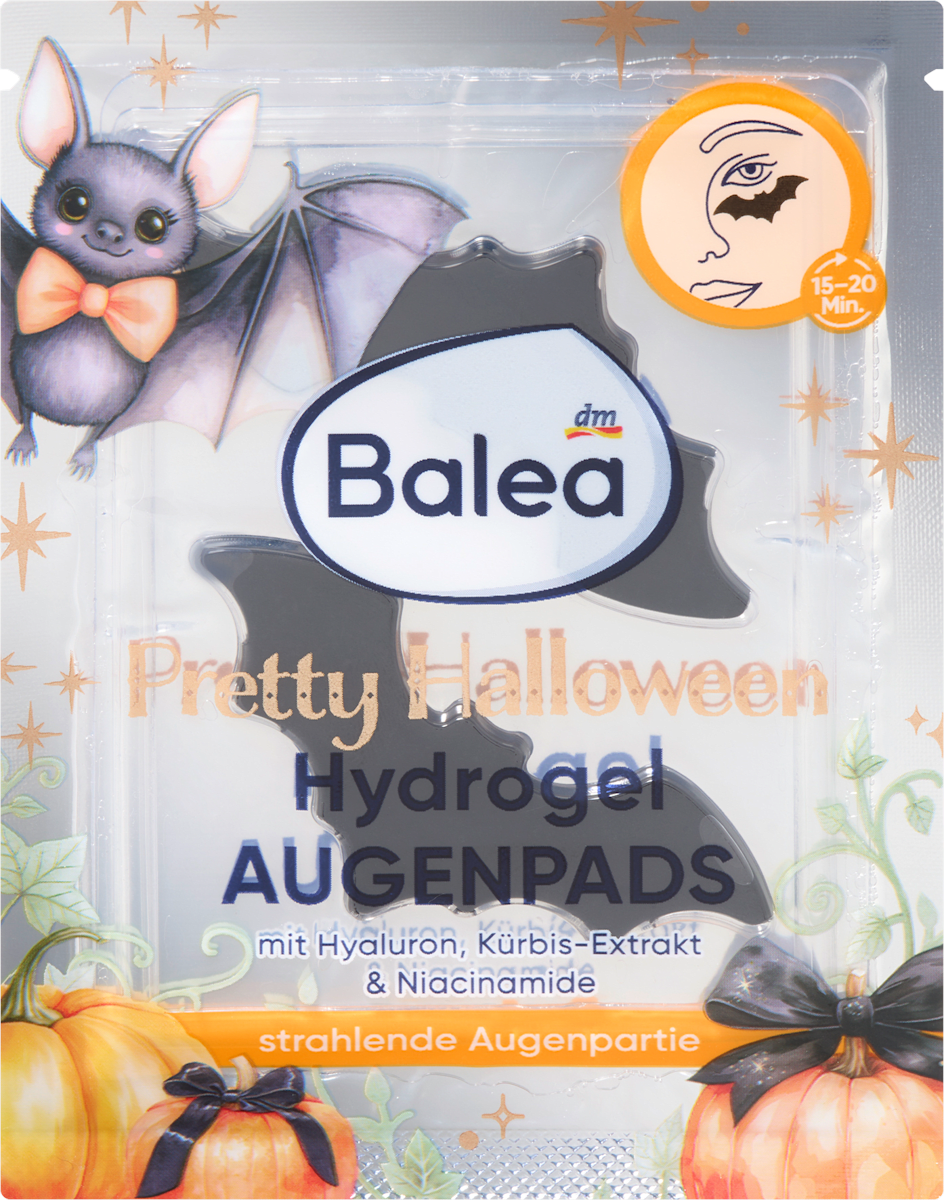 Balea Shaped Eye Pads Pretty Halloween (1 pair), 2 pcs