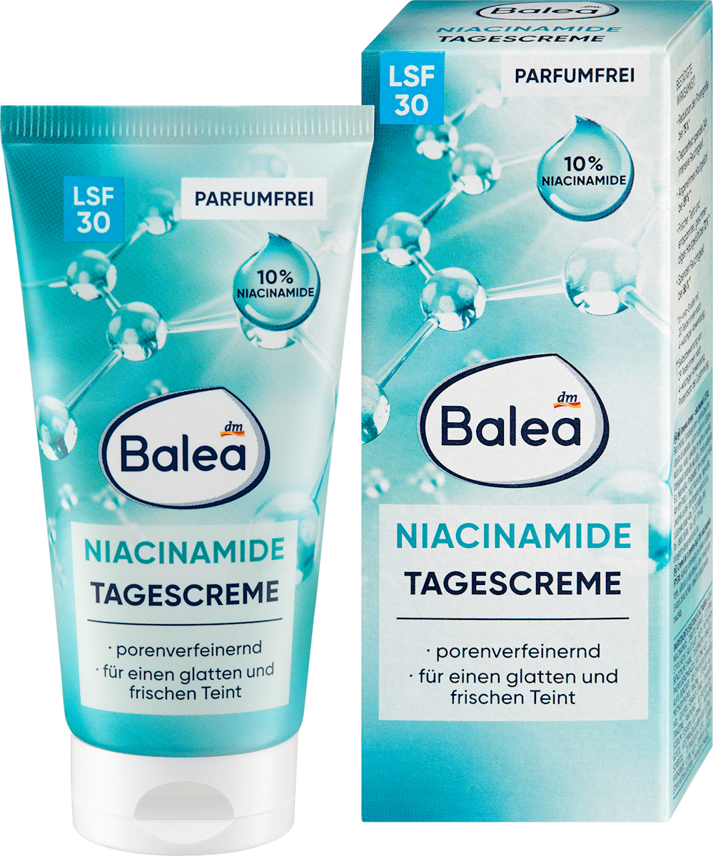 Balea Face Cream Niacinamide SPF 30, 50 ml