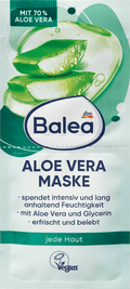 Balea Face Mask Aloe Vera Sachet (2x8 ml), 16 ml
