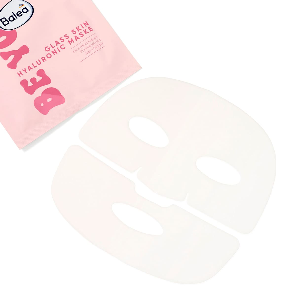Balea Face Mask Glass Skin Hyaluronic Be You, 1 pc