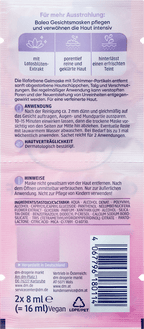 Balea Face Mask Glow Peel-Off (2x8 ml), 16 ml