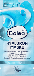 Balea Face Mask Hyaluron (2x8 ml), 16 ml