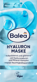 Balea Face Mask Hyaluron (2x8 ml), 16 ml