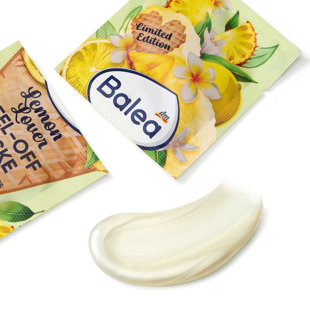 Balea Face Mask Peel-Off Lemon Lover (2x8 ml), 16 ml