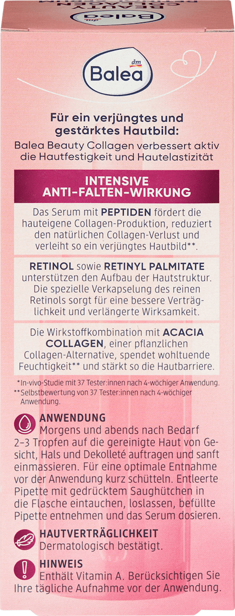 Balea Face Serum Collagen Retinol, 30 ml