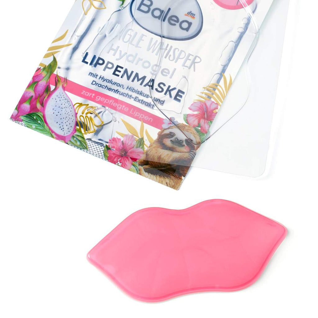 Balea Lip Mask Hydrogel Pink, Jungle Whisper, 1 pc