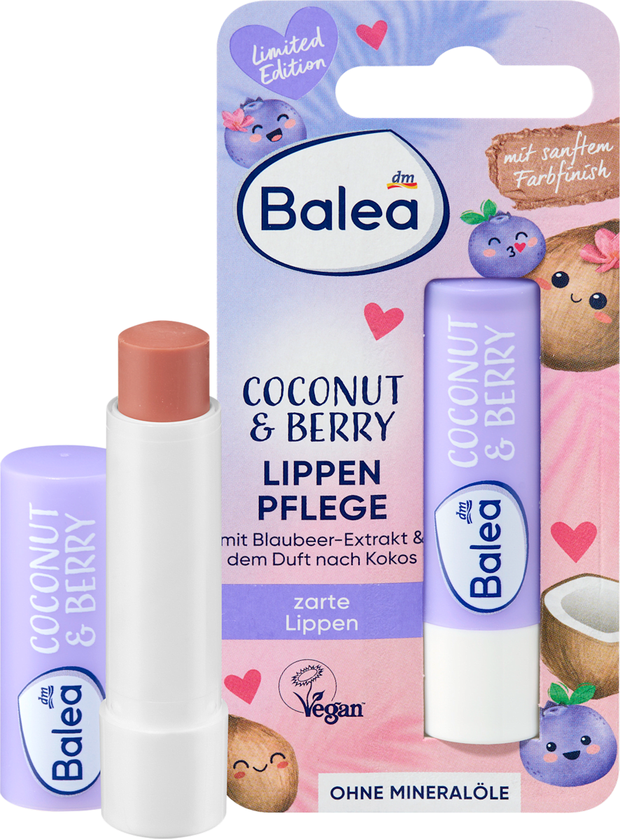 Balea Lip Care Coconut & Berry, 4.8 g