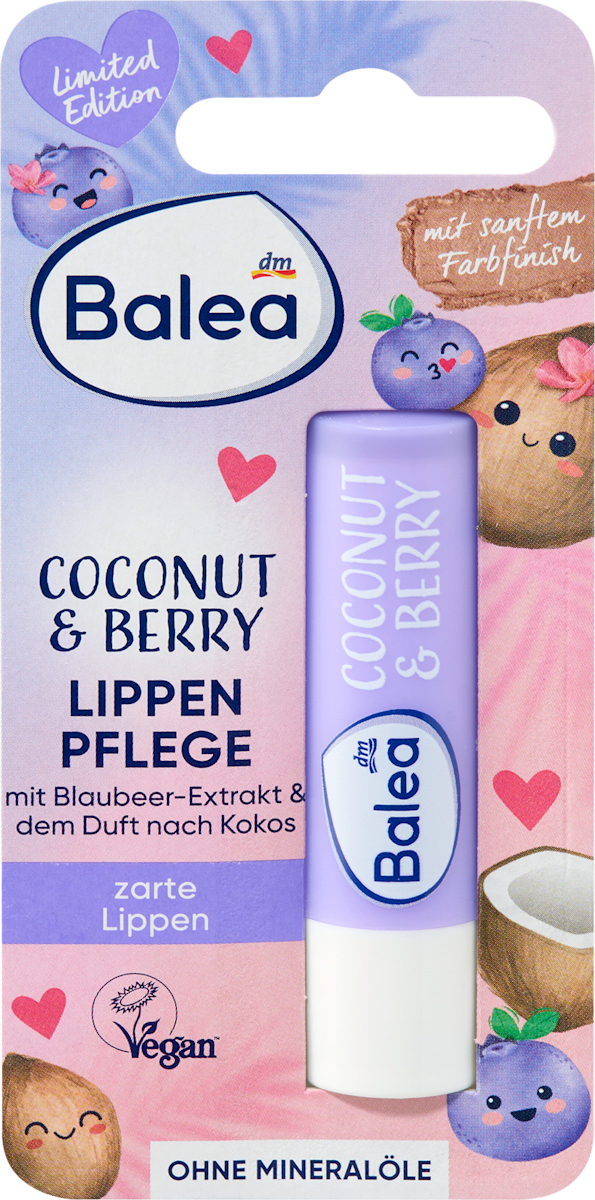 Balea Lip Care Coconut & Berry, 4.8 g