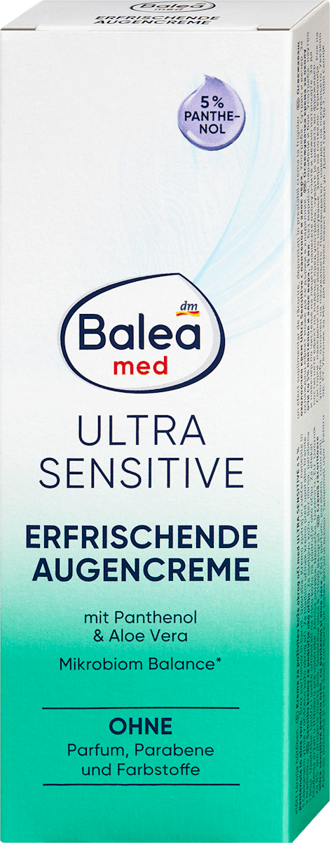 Balea med Eye Cream Refreshing Ultra Sensitive, 15 ml