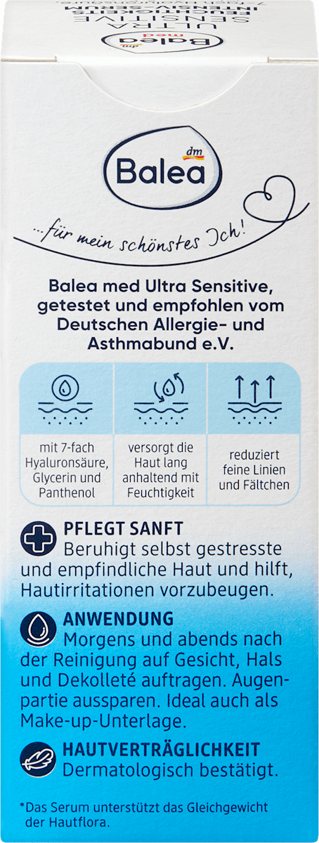 Balea med Face Serum Ultra Sensitive, 30 ml