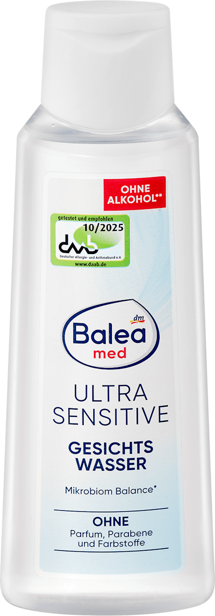 Balea med Face Toner Ultra Sensitive, 200 ml