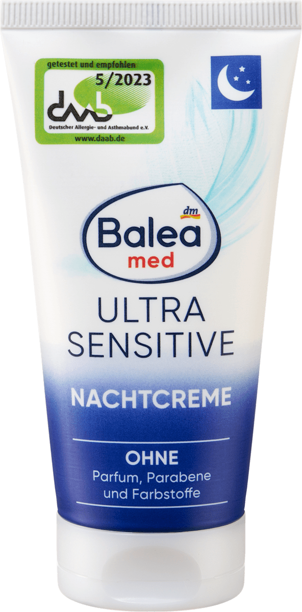 Balea med Night Cream Ultra Sensitive, 50 ml