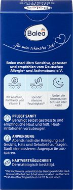 Balea med Night Cream Ultra Sensitive, 50 ml