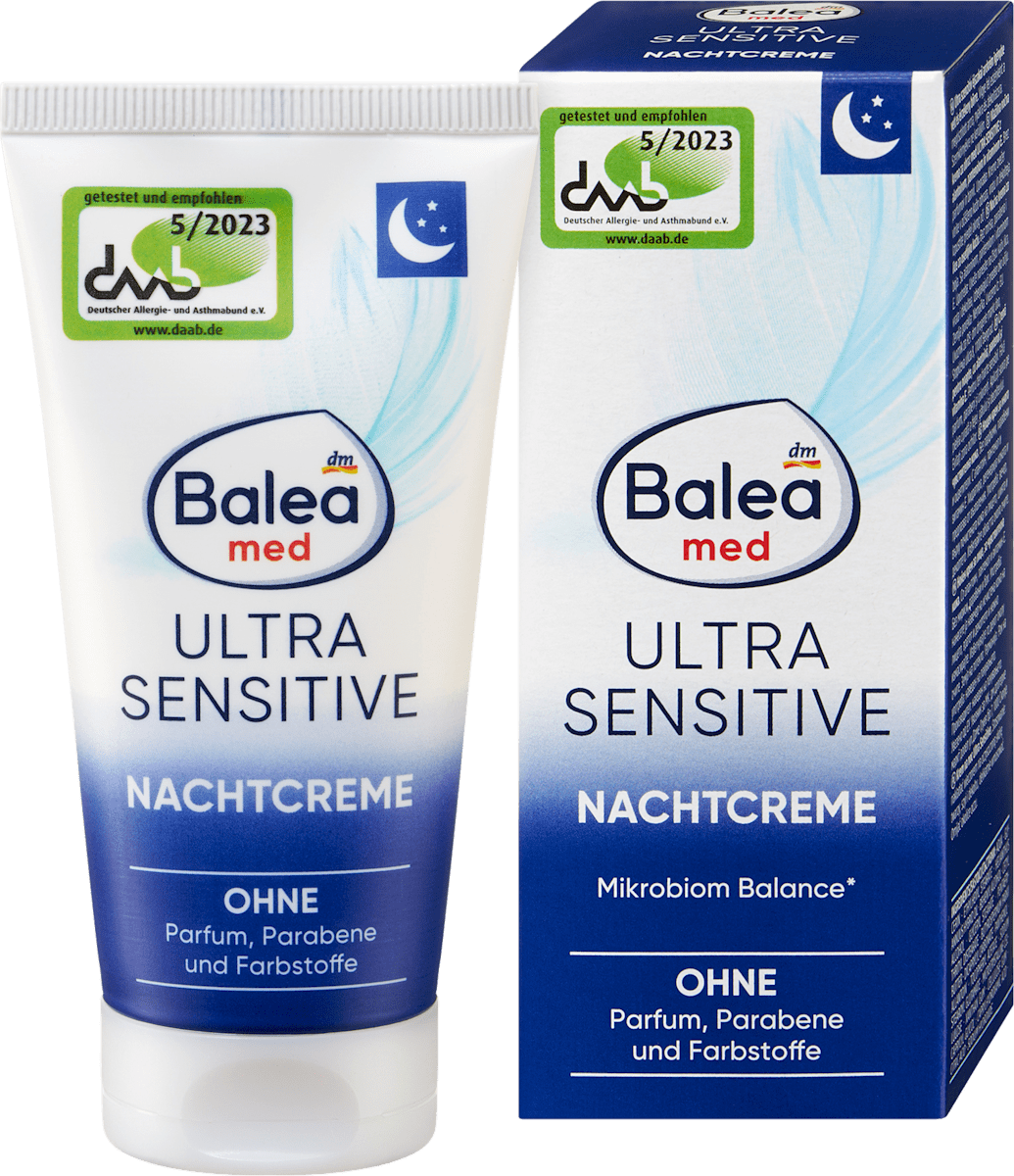 Balea med Night Cream Ultra Sensitive, 50 ml