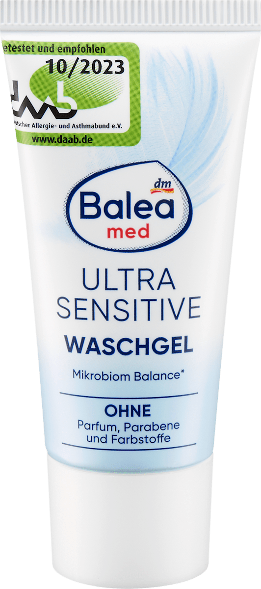 Balea med Ultra Sensitive Wash Gel Travel Size 20 ml