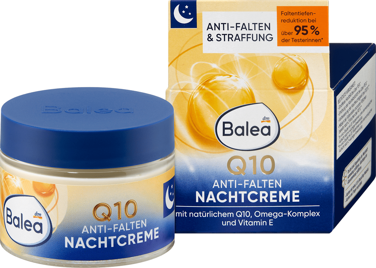Balea Night Cream Anti-Wrinkle Q10, 50 ml