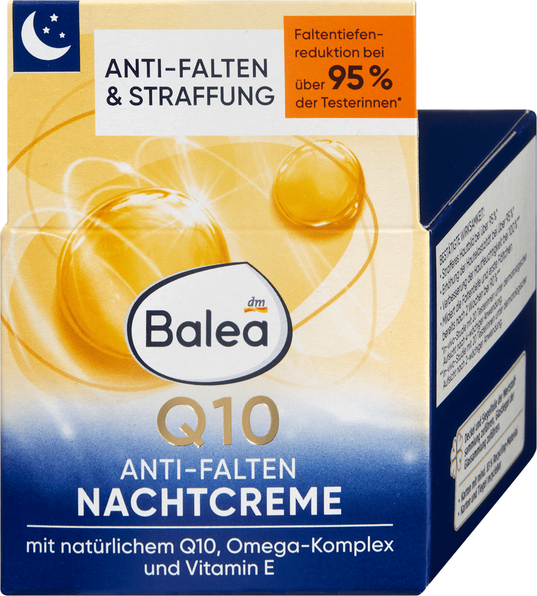 Balea Night Cream Anti-Wrinkle Q10, 50 ml