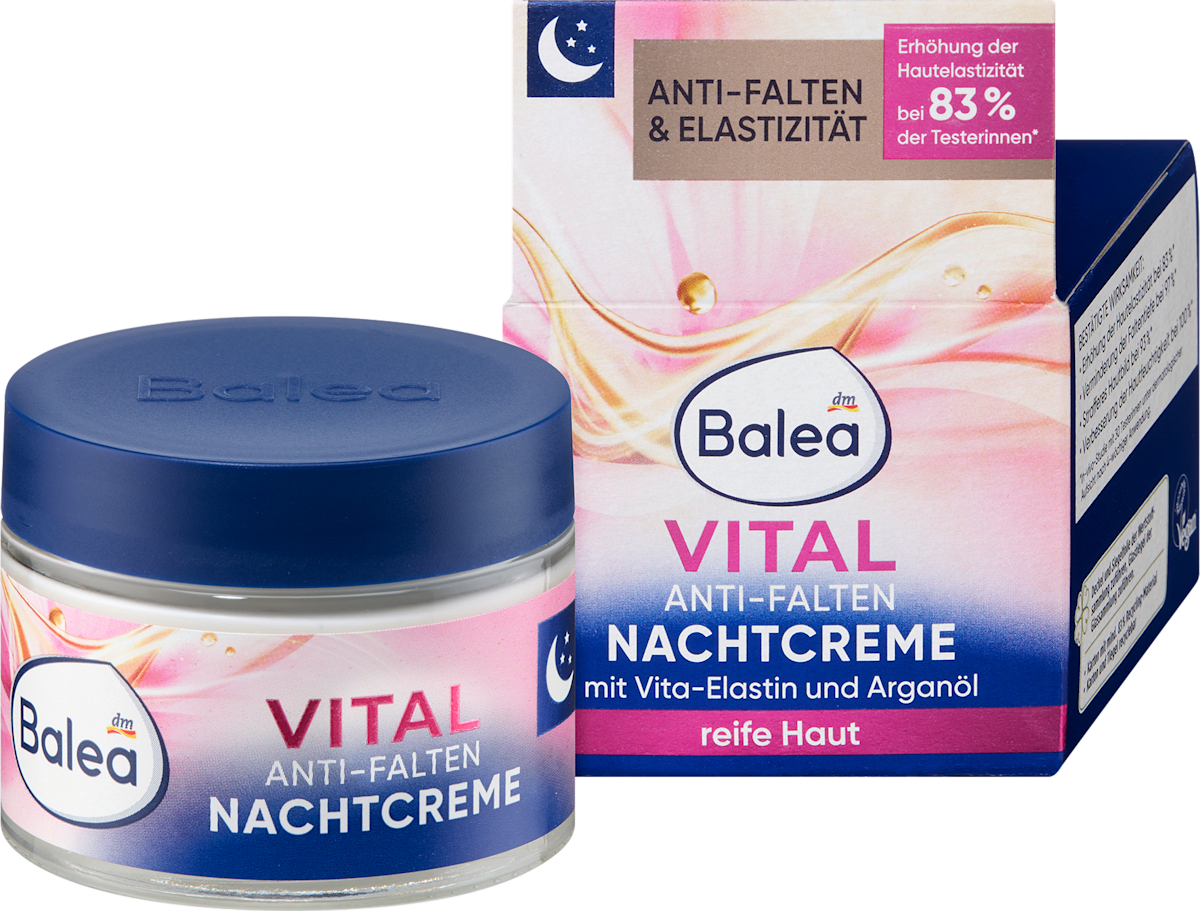 Balea Night Cream Anti-Wrinkle Vital Regenerating, 50 ml