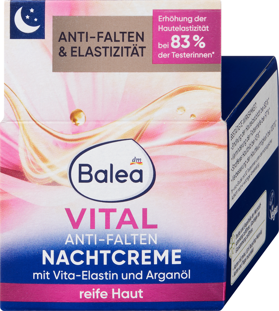 Balea Night Cream Anti-Wrinkle Vital Regenerating, 50 ml