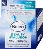Balea Night Cream Beauty Hyaluron, 50 ml