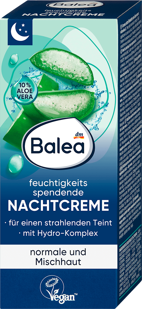 Balea Night Cream Moisturising, 50 ml