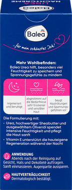 Balea Night Cream Urea, 50 ml