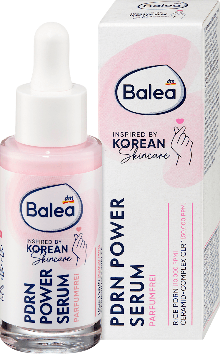 Balea PDRN Power Serum, Korean Skincare, 30 ml
