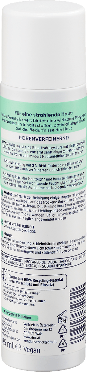 Balea Peeling Toner Beauty Expert 2% BHA 125 ml