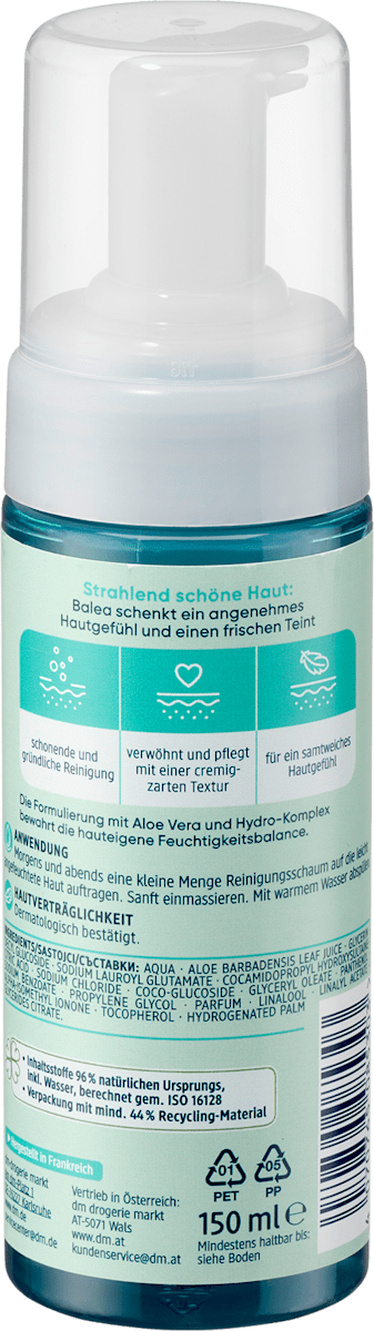 Balea Gentle Cleansing Foam, 150 ml