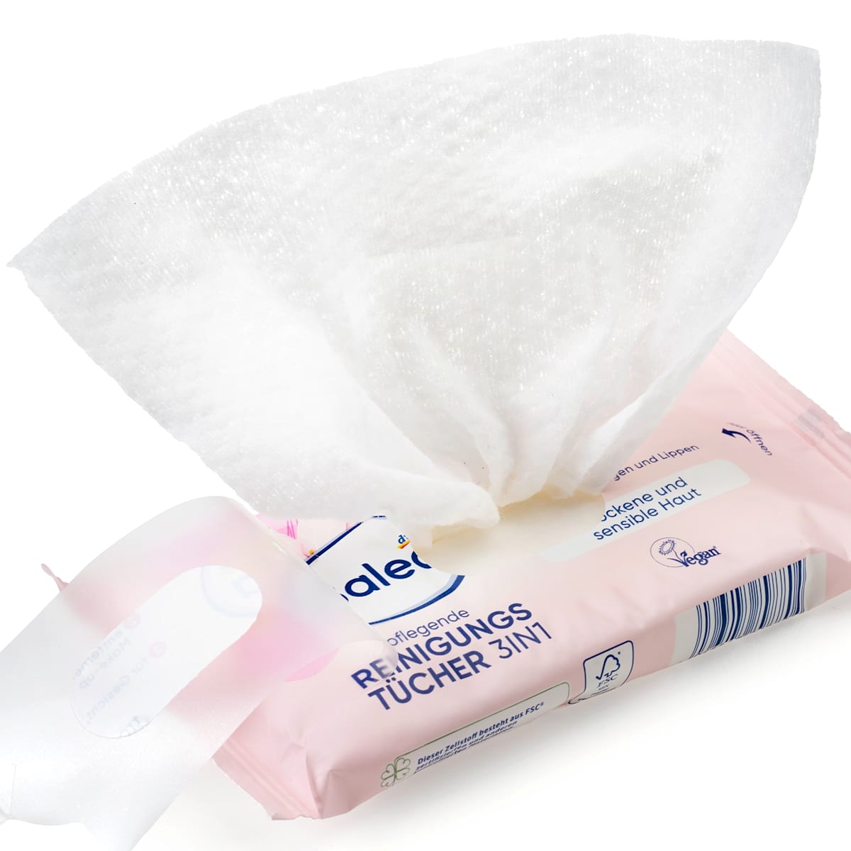 Balea Nourishing Cleansing Wipes Travel Size 10 pcs