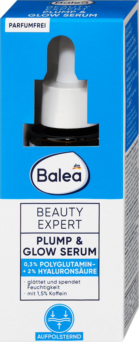 Balea Serum Beauty Expert Plump & Glow, 30 ml