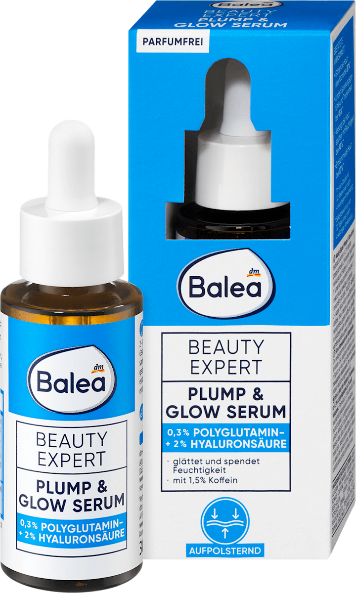 Balea Serum Beauty Expert Plump & Glow, 30 ml