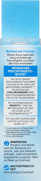Balea Hydrating Serum Aqua, 30 ml