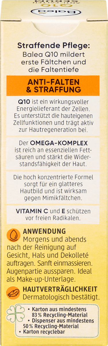 Balea Serum Q10 + Omega, 30 ml
