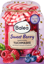 Balea Printed Sheet Mask Sweet Berry, 1 pc