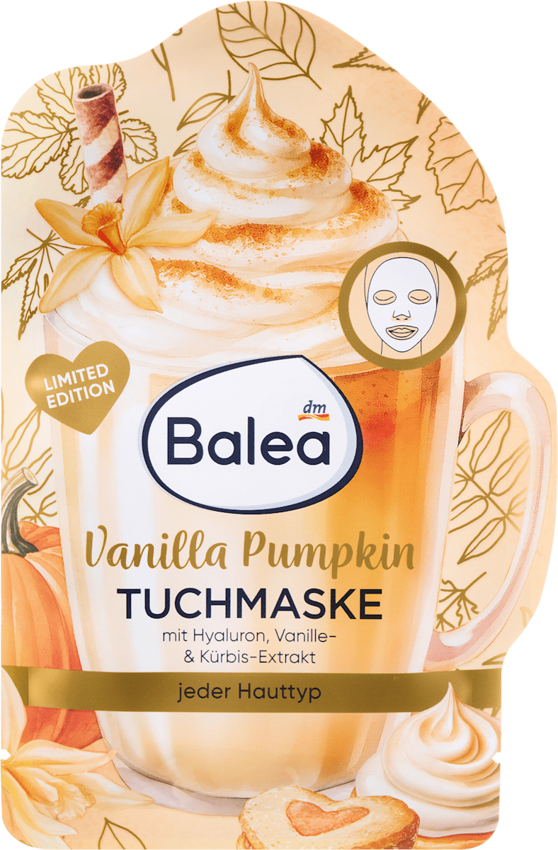 Balea Sheet Mask Vanilla Pumpkin