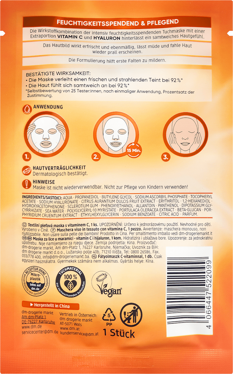 Balea Sheet Mask Vitamin C