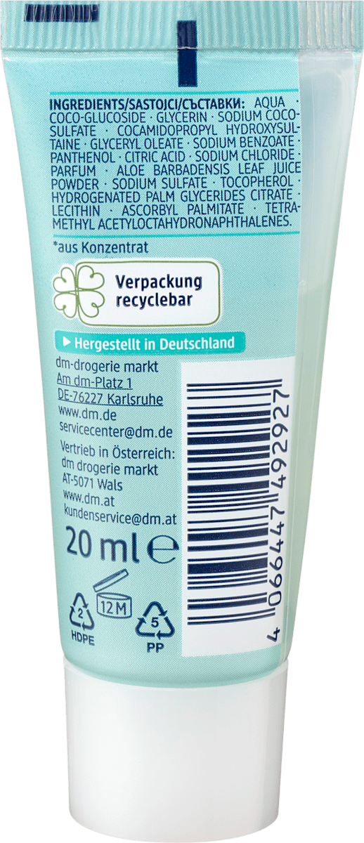 Balea Refreshing Wash Gel Travel Size 20 ml