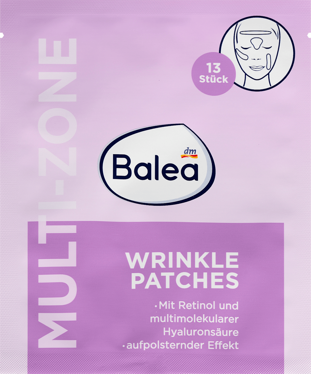 Balea Wrinkle Patches Multi-Zone, 13 pcs
