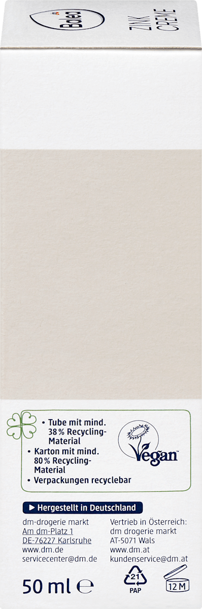 Balea Zinc Cream, 50 ml