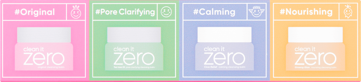 BANILA CO Clean it Zero Cleansing Balm Set, 4 pcs (28 ml each)
