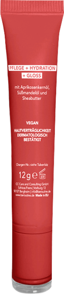 BE ROUTINE Lip Serum Rosy Peach Hydrating & Glossy, 12 g