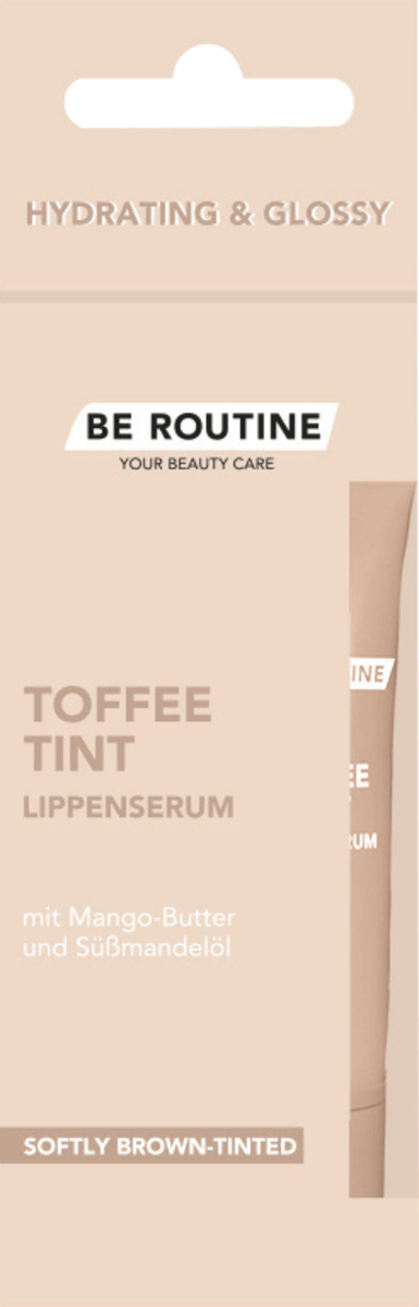 BE ROUTINE Lip Serum Toffee Tint Hydrating & Glossy, 12 g