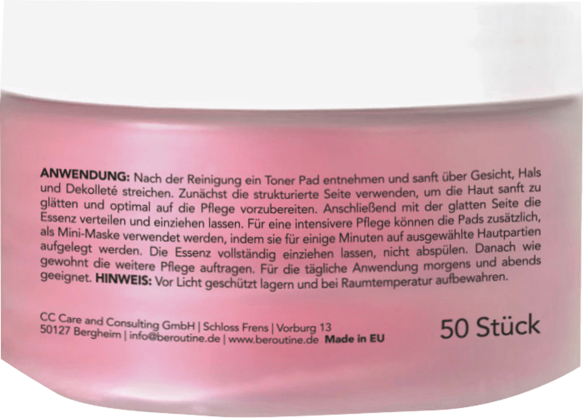 BE ROUTINE Toner Pads Collagen Kiss 50 pcs
