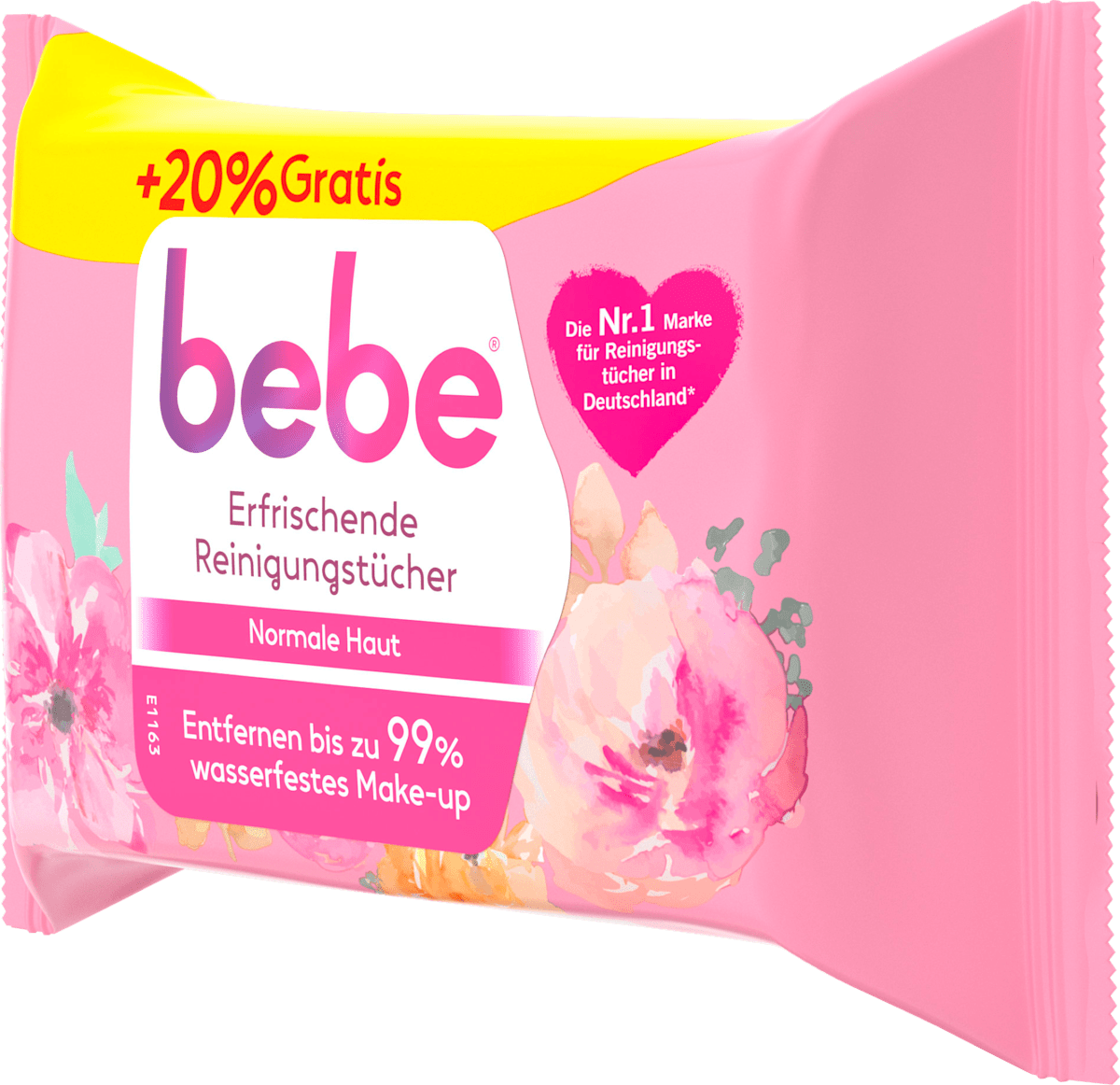 bebe Refreshing Make-up Remover Wipes with Rose Water 30 pcs