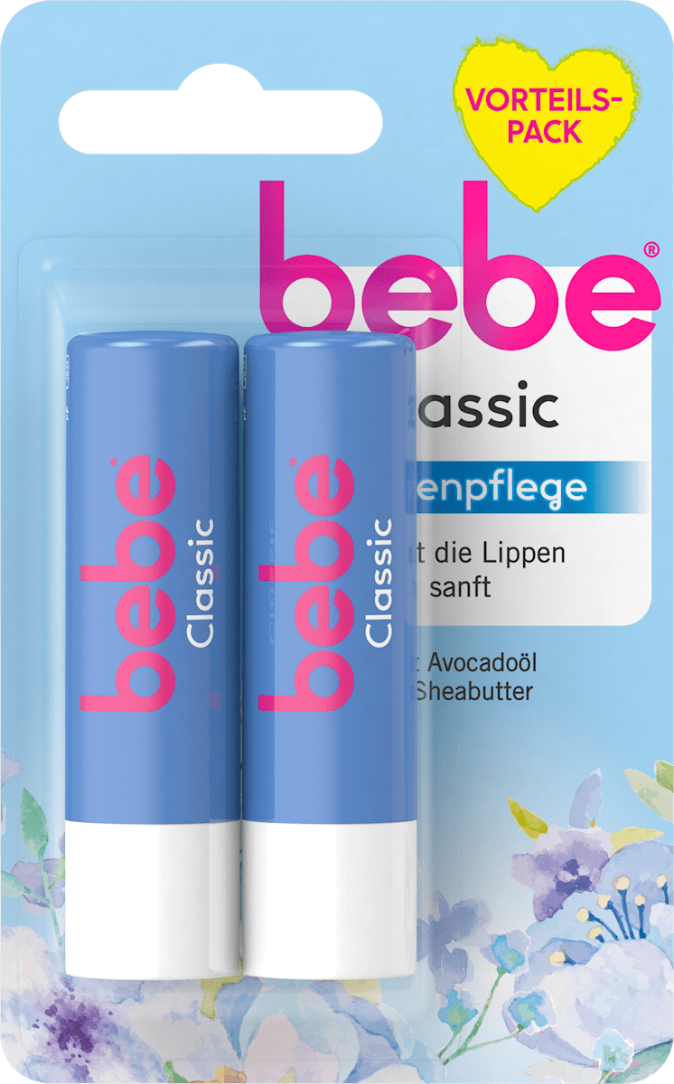 bebe Lip Care Classic Twin Pack (2 x 4.9 g), 9.8 g