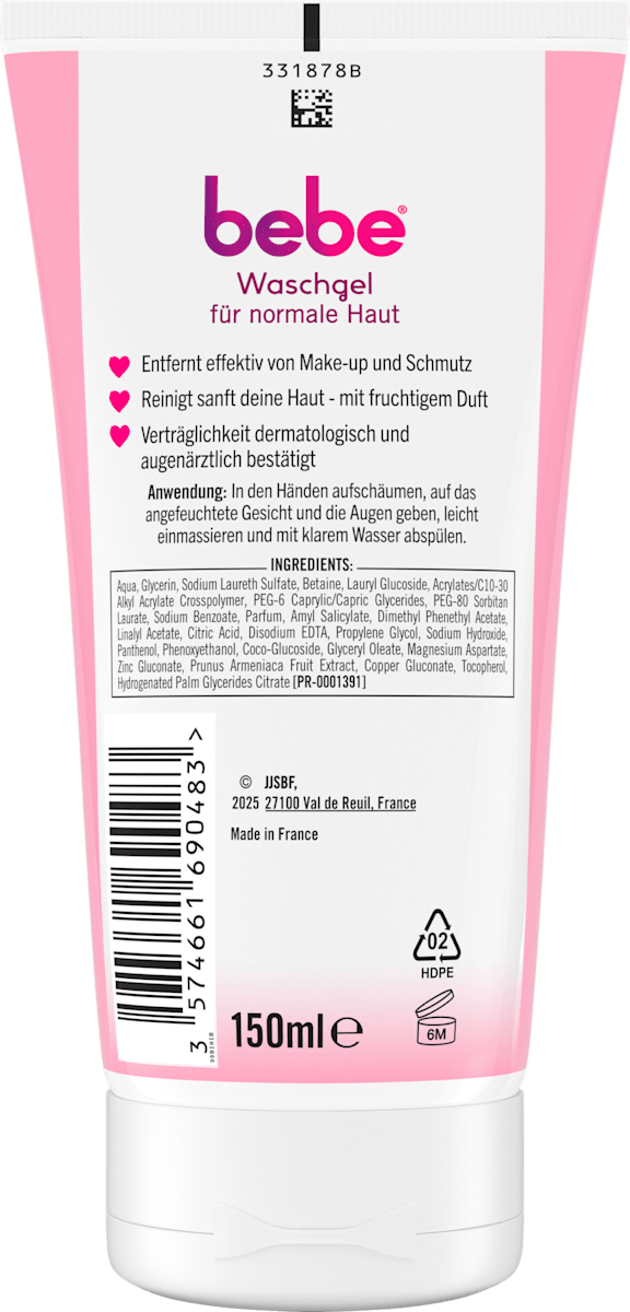 bebe Cleansing Gel, 150 ml