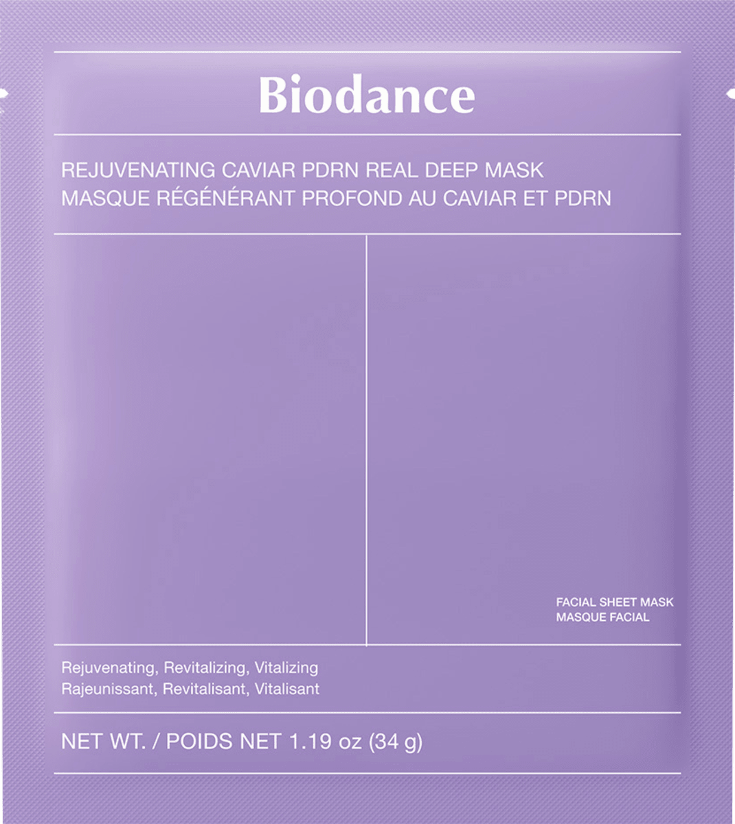 Biodance Face Mask Rejuvenating Caviar PDRN Real Deep Mask, 1 pc