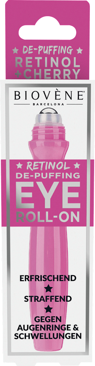 BIOVÈNE BARCELONA Eye Roll-On De-Puffing Retinol, 15 ml