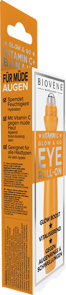 BIOVÈNE BARCELONA Eye Roll-On Glow & Go Vitamin C, 15 ml